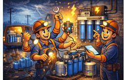 Аварийный монтаж и модернизация систем водоочистки в условиях нестабильного снабжения